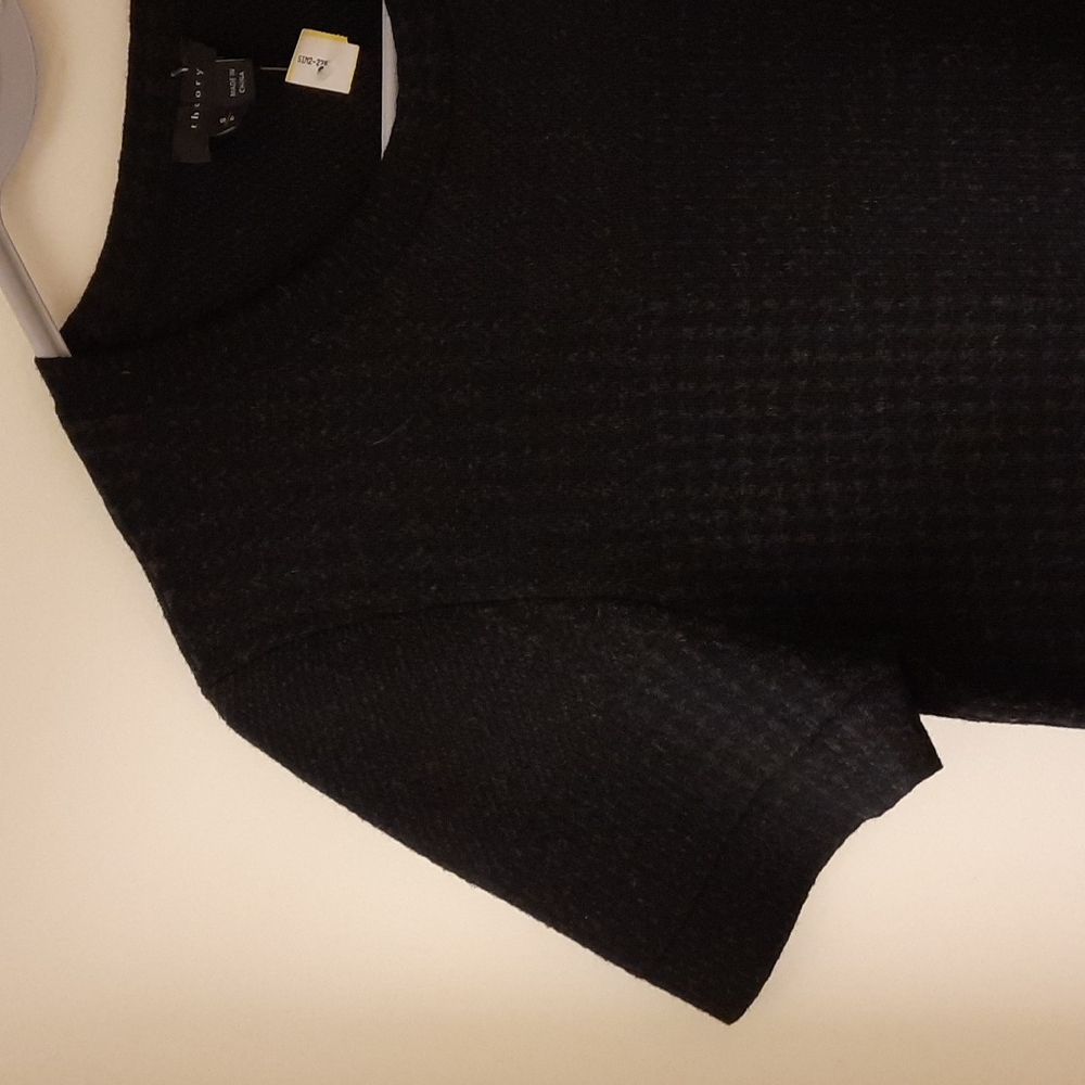 NWT, Theory Darmelle P Evian Stretch Houndstooth Wool Sweater Dress - Picture 8 of 14